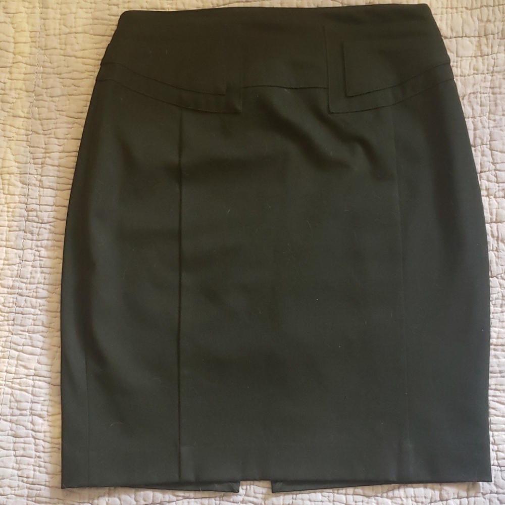 Black pencil skirt